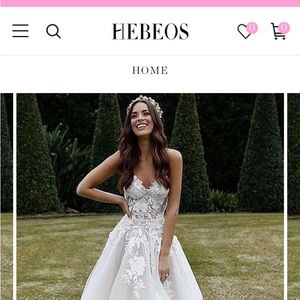 Beautiful wedding dress princess cut wore once tags still on and still married